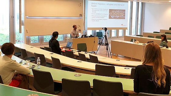Bild från ett seminarium på Röda Korsets Högskola. Foto:RKH