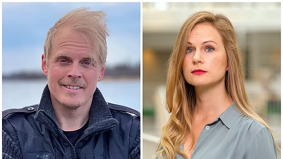 Projektledare Tommy Carlsson och Frida Johansson Metso har intervjuats av Forte magasin. Foto: RKH