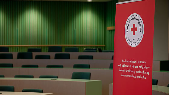 Föreläsningssal vid Röda Korsets Högskola. Foto: RKH