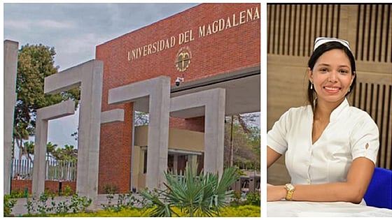 Daniela Trillos Cuello som kommer från vårt samarbetslärosäte Universidad del Magdalena i Santa Marta, Colombia. Foto: Privat