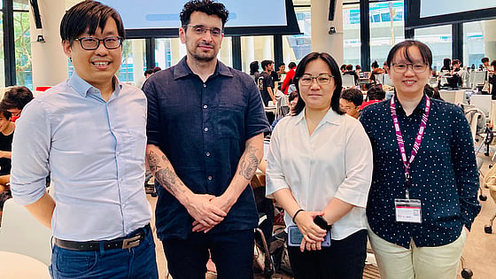 Miguel Diaz, lektor vid Röda Korsets Högskola på STINT-stipendium i Singapore. Foto: Privat