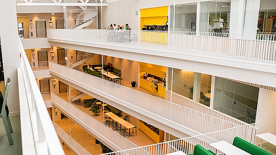 Bild över lokalerna vid Röda Korsets Högskola