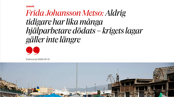 Skärmdump DN krönika