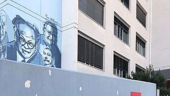 Bild på Franska Röda Korset i Lyon.