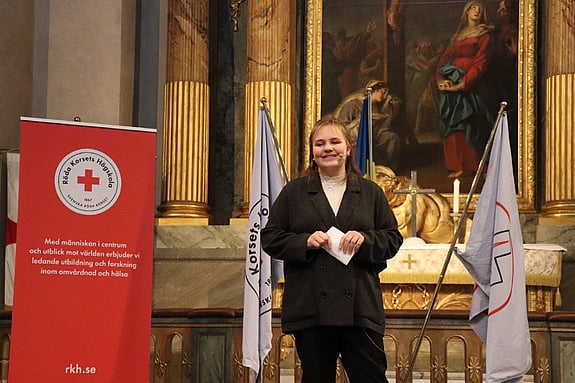 Marlene Juhl, ledamot i Studentkåren. Foto:RKH