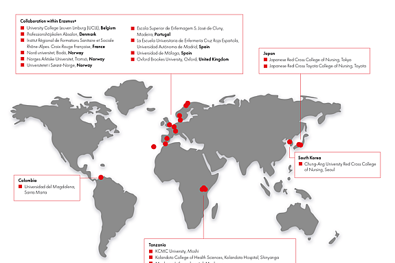 International collaboration - Swedish Red Cross University.
