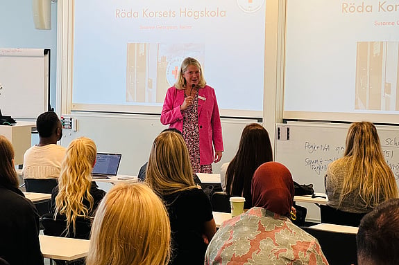 Rektor Susanne Georgsson. Foto: RKH