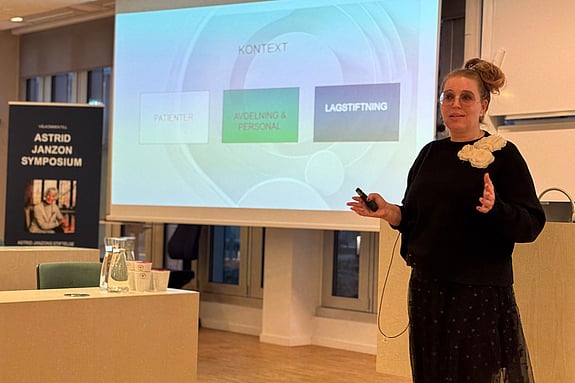 Jenny Karlsson adjunkt vid Röda Korsets Högskola och doktorand vid Karolinska Institutet