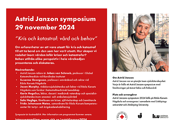 Astrid Janzon symposium 2024 - Röda Korsets Högskola
