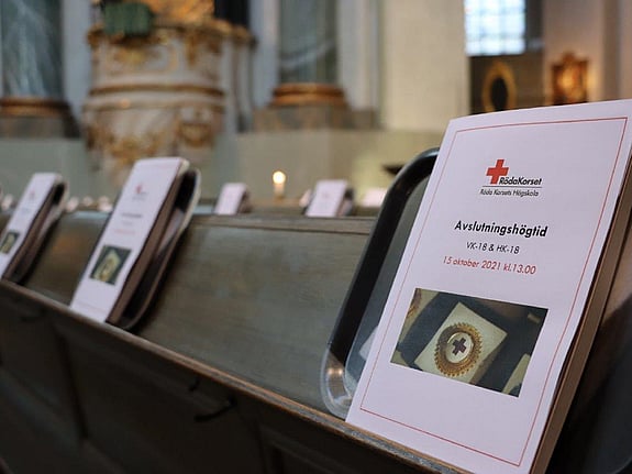 Bild från avslutningshögtid.