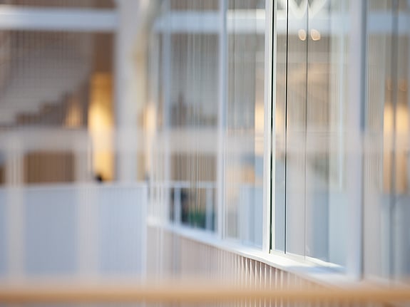 Lokal med kort skärpa