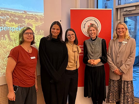 Statssekreterare Maria Nilsson på besök. Foto: RKH