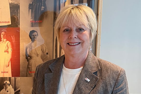 Lena Ag, ledamot i Högskolestyrelsen vid Röda Korsets Högskola. Foto: RKH