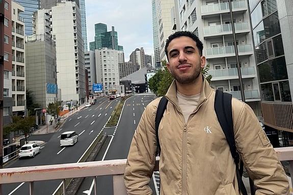 Jasin Rossi i Japan. Foto: Privat