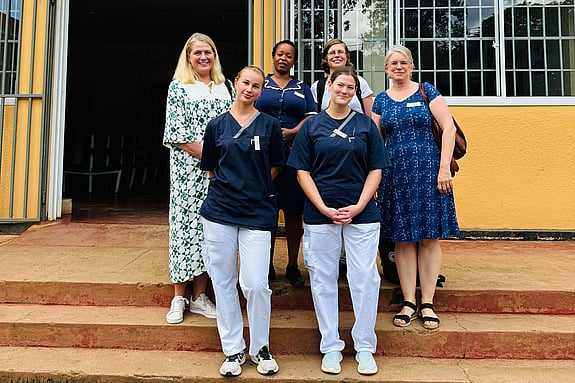 Besök på Machame Lutheran Hospital
