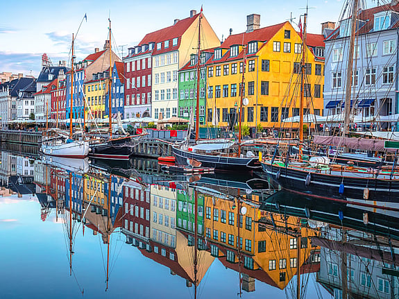 Nyhavn, Köpenhamn. Foto: Mostphotos