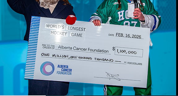 Totalt samlade man in över 1,1 miljoner dollar till cancerforskning och nya innovativa behandlingsmetoder för Alberta Cross Cancer Institute. nya innovativa behandlingsmetoder för Alberta Cross Cancer Institute. Foto: Mandy Kostiuk